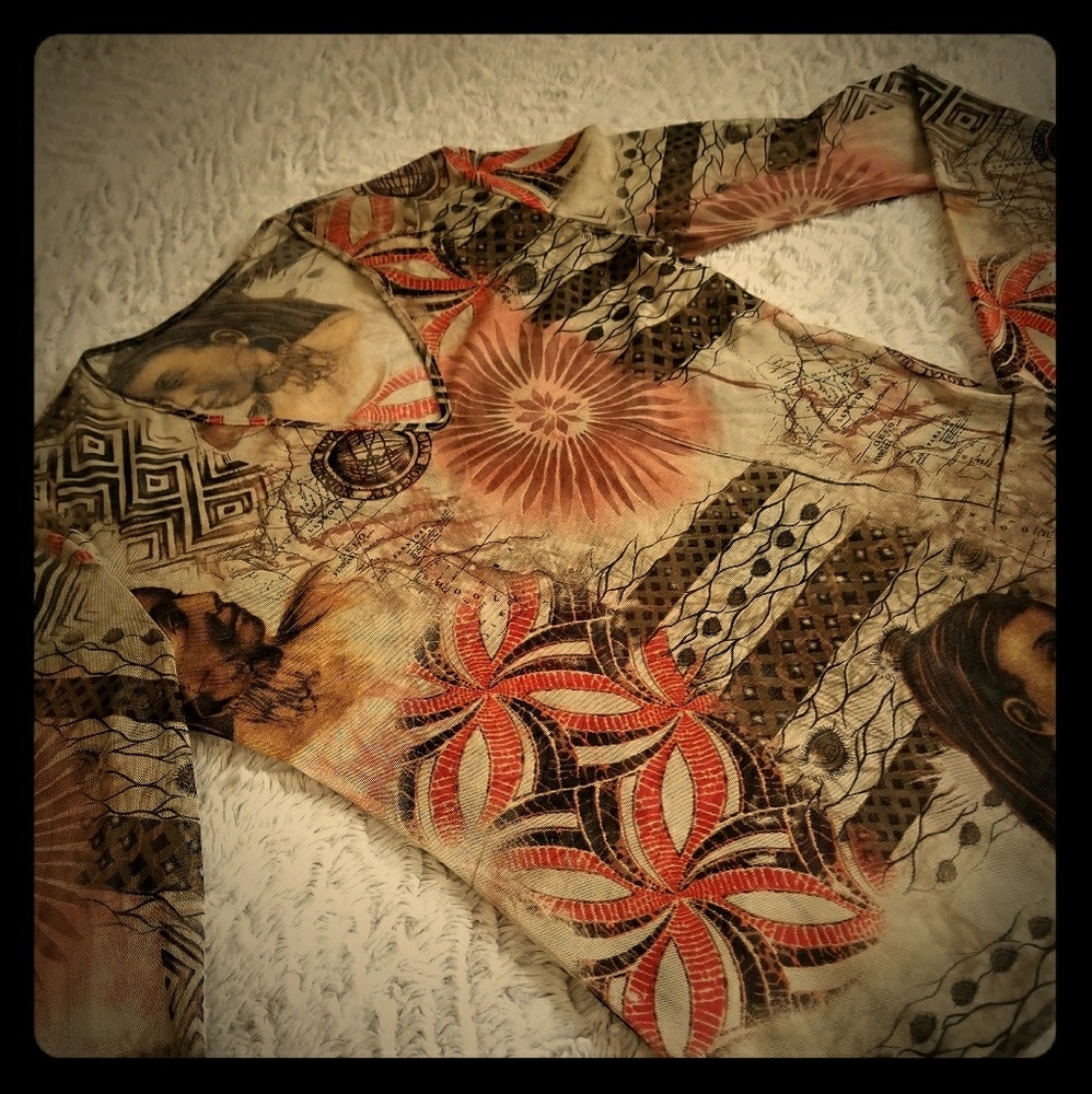 BLOUSE with long sleeves